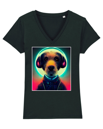 cute dog dj Black