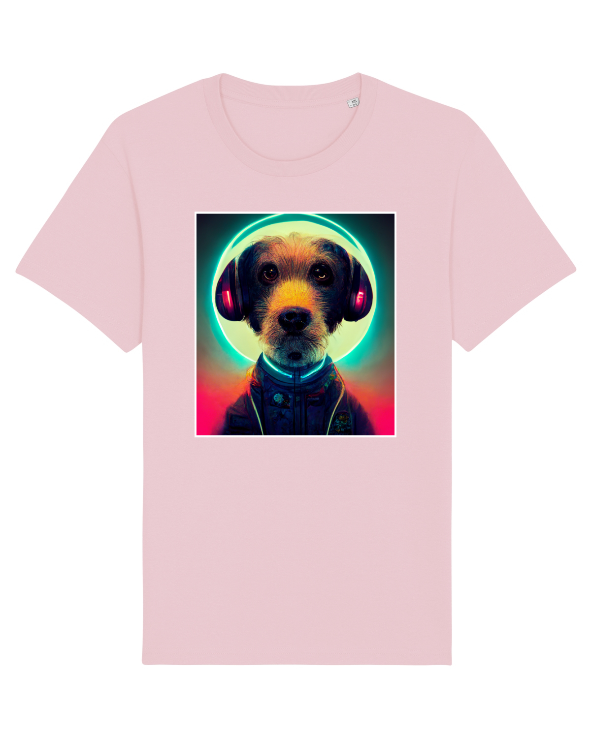 Tricou mânecă scurtă Unisex Rocker Cotton Pink