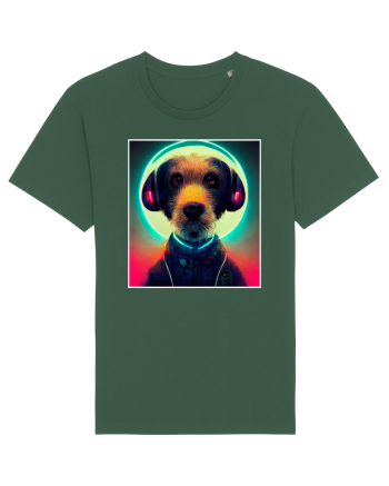 cute dog dj Bottle Green