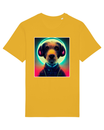 cute dog dj Spectra Yellow