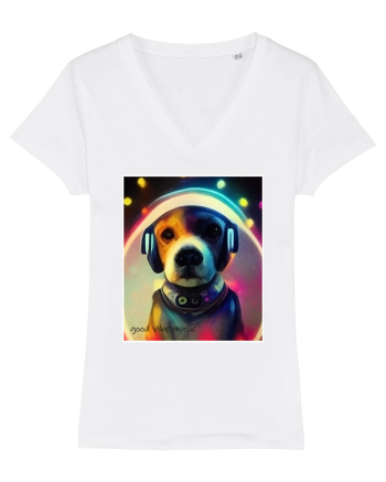 dj dog White