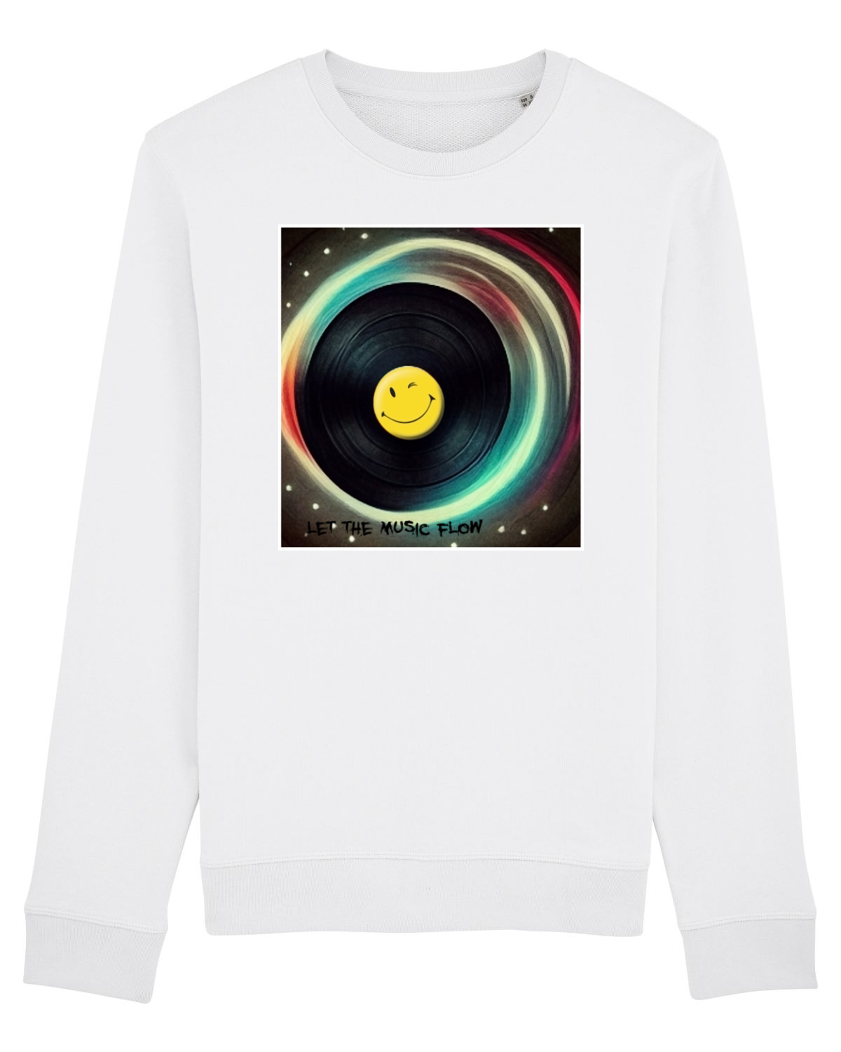 Bluză mânecă lungă Unisex Rise White