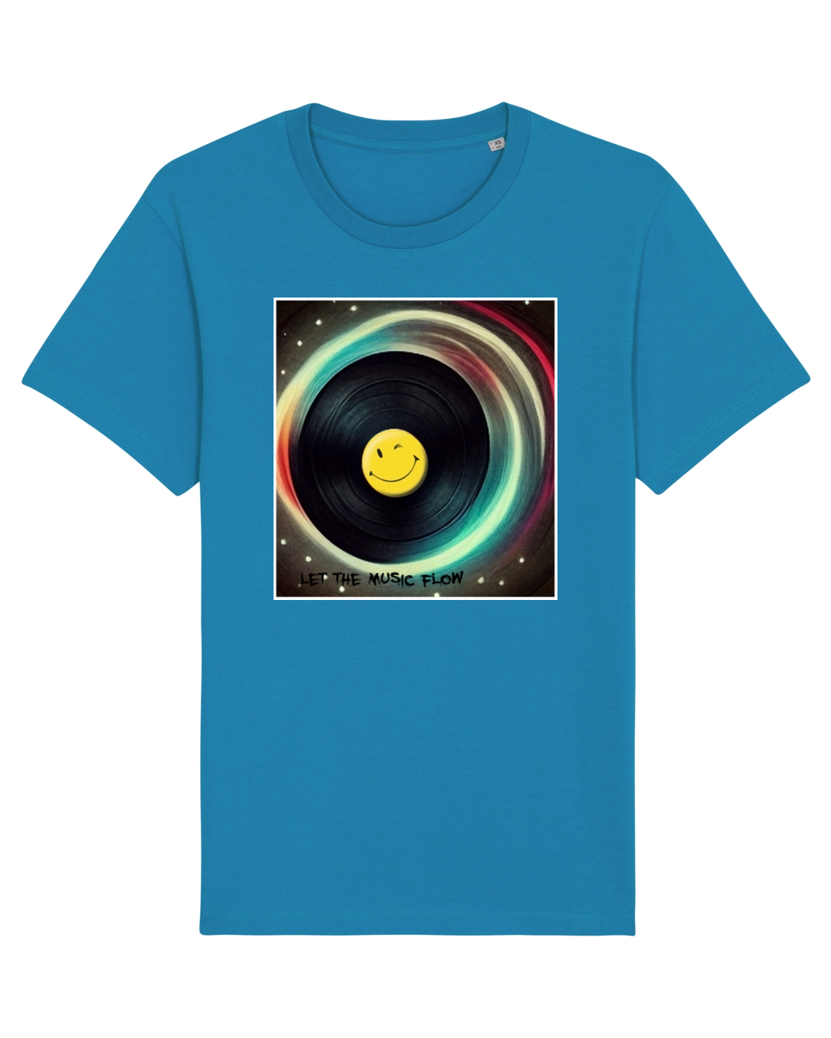Tricou mânecă scurtă Unisex Rocker Azur