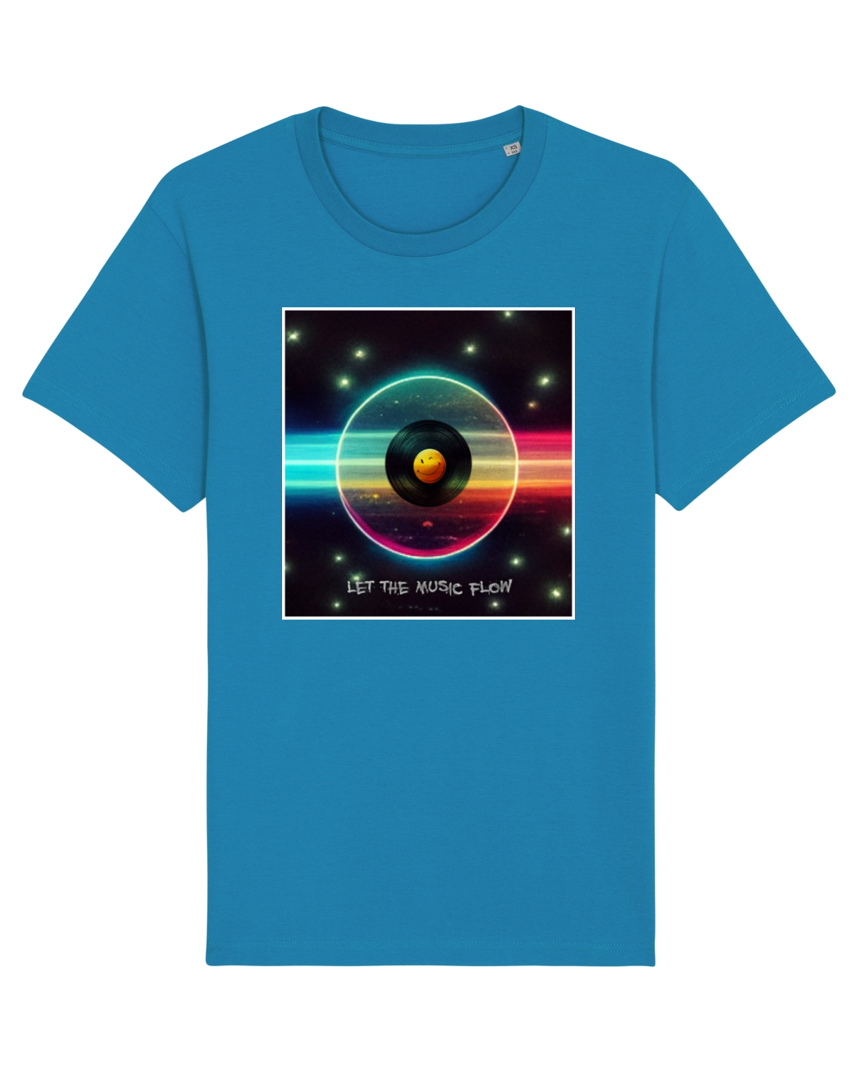 Tricou mânecă scurtă Unisex Rocker Azur