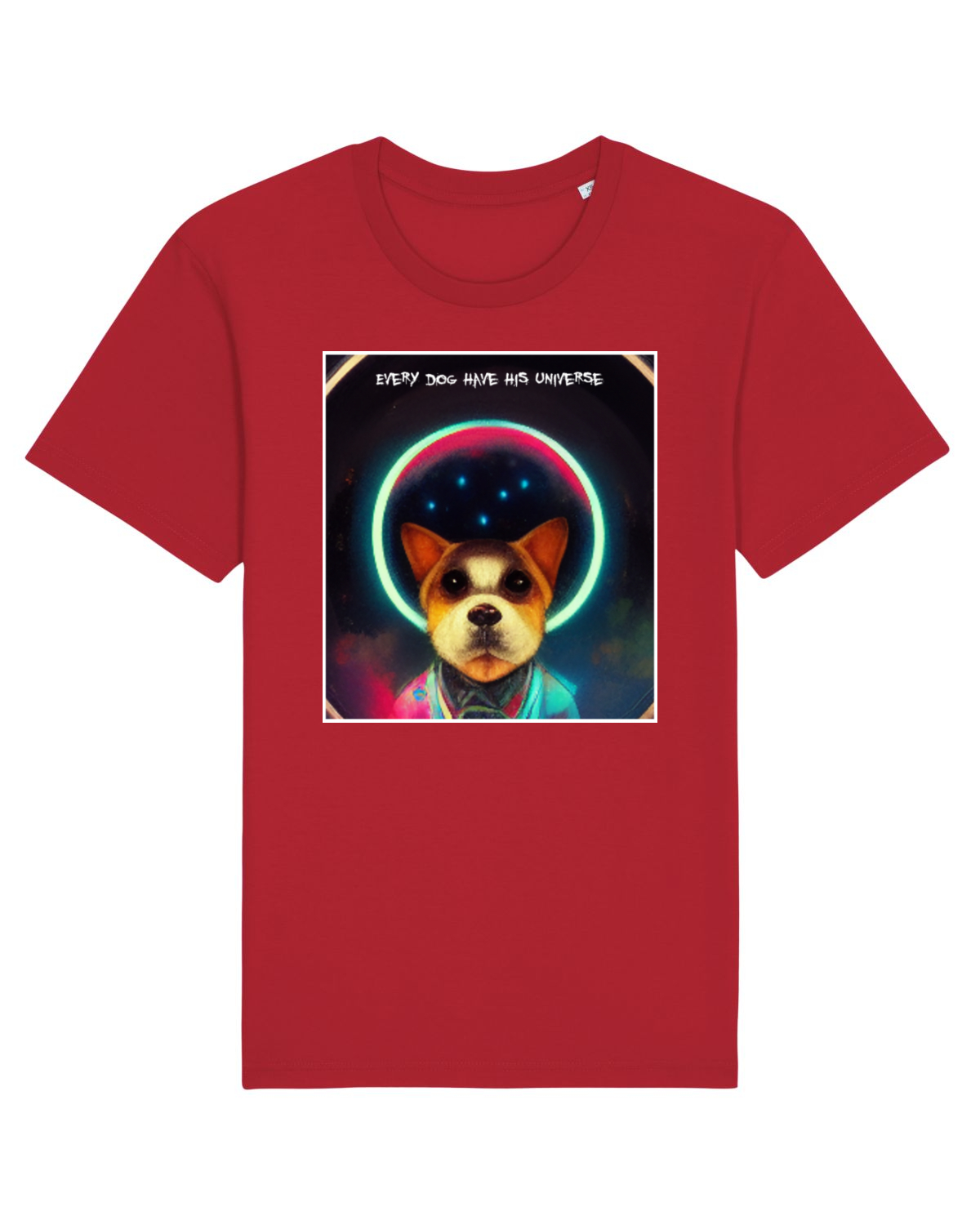 Tricou mânecă scurtă Unisex Rocker Red