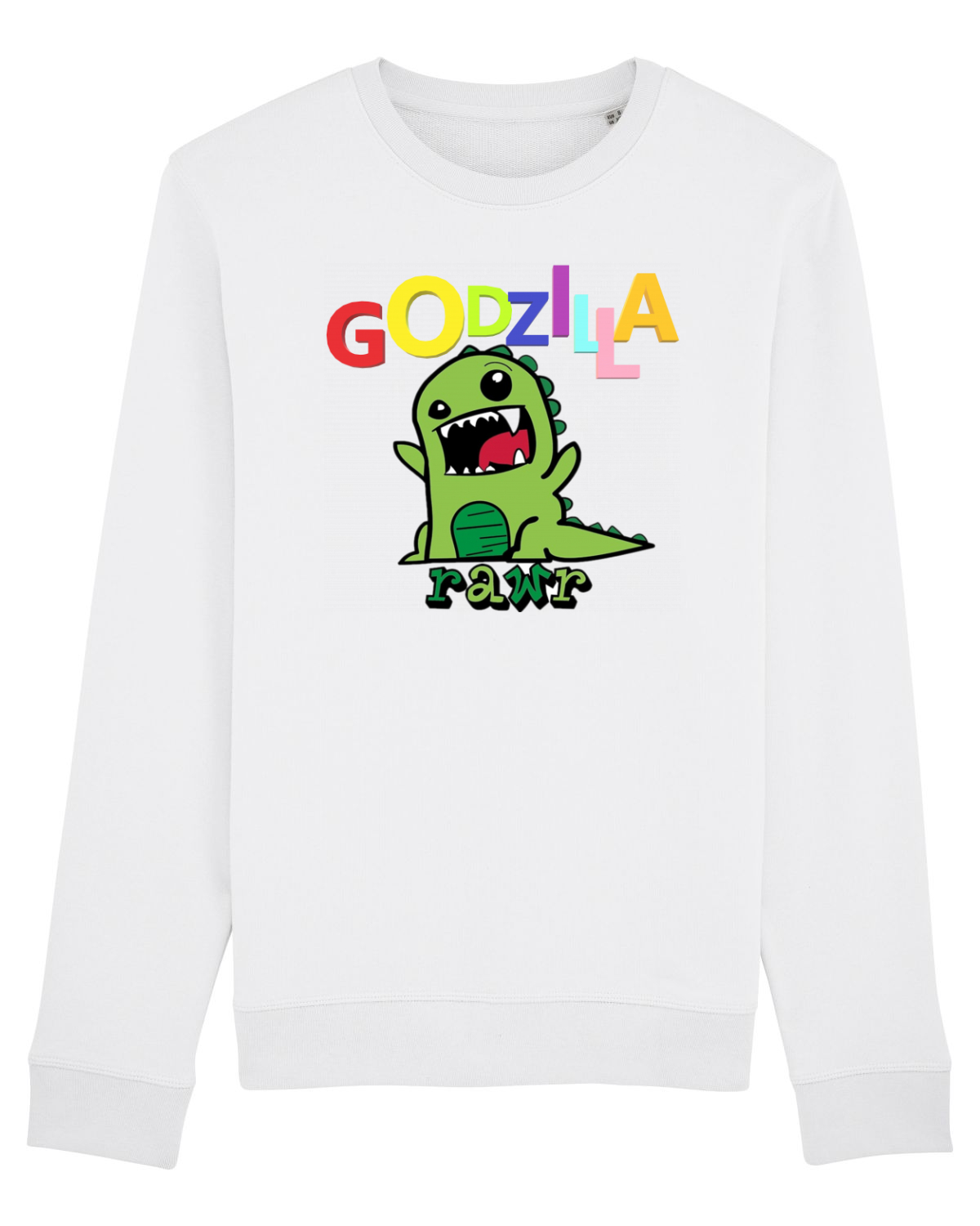Bluză mânecă lungă Unisex Rise White