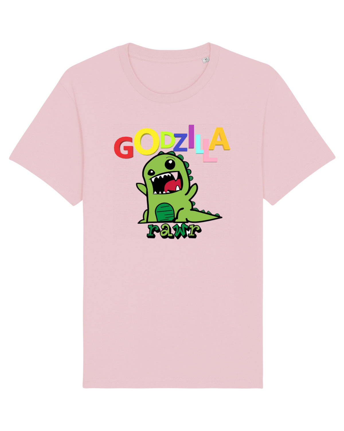 Tricou mânecă scurtă Unisex Rocker Cotton Pink