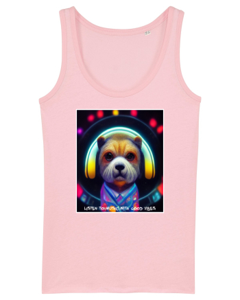 disco dog Cotton Pink