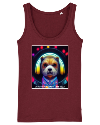 disco dog Burgundy