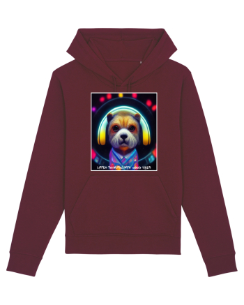 disco dog Burgundy