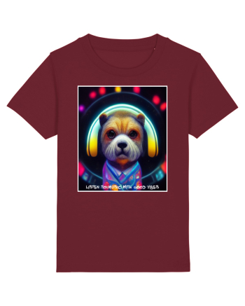 disco dog Burgundy