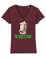 Matrix Tricou mânecă scurtă guler V Damă Evoker
