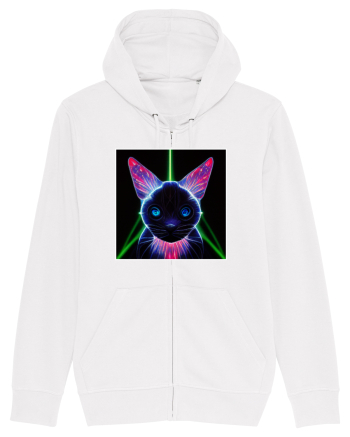 neon cat White