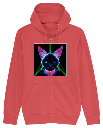 neon cat Carmine Red
