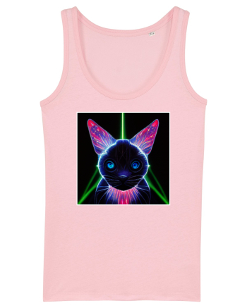 neon cat Cotton Pink
