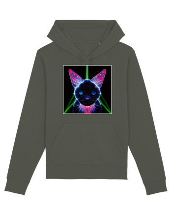 neon cat Khaki