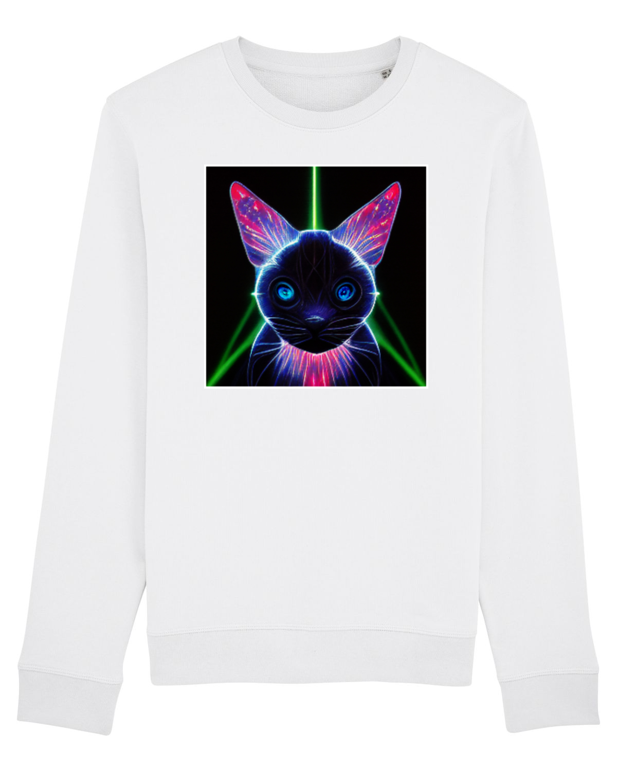 Bluză mânecă lungă Unisex Rise White