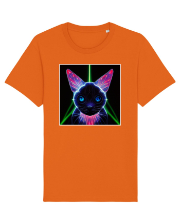 neon cat Bright Orange