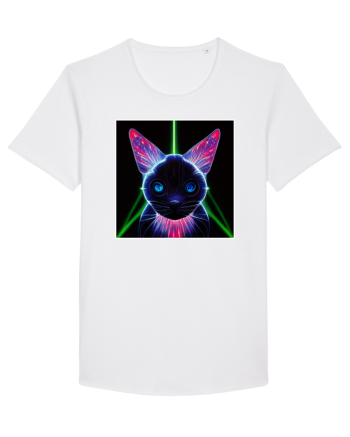 neon cat White
