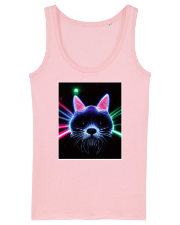 disco cat Cotton Pink