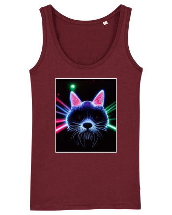 disco cat Burgundy