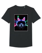 disco cat Tricou mânecă scurtă guler larg Bărbat Skater