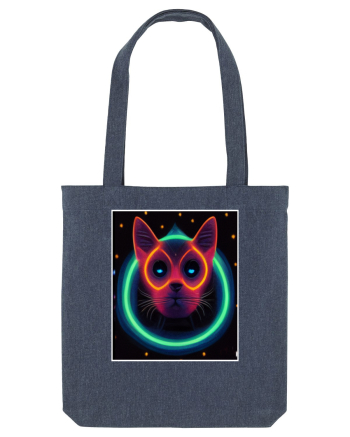 disco cat Midnight Blue