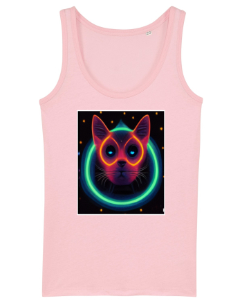 disco cat Cotton Pink