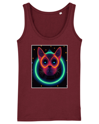 disco cat Burgundy