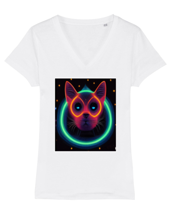 disco cat White