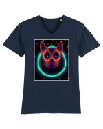 disco cat Tricou mânecă scurtă guler V Bărbat Presenter