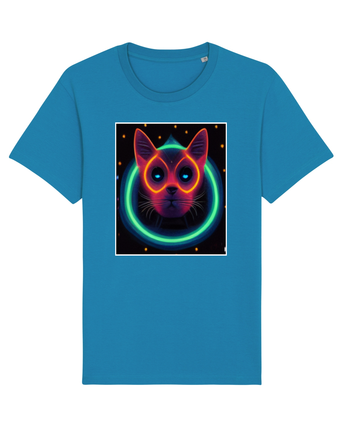 Tricou mânecă scurtă Unisex Rocker Azur