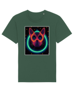disco cat Tricou mânecă scurtă Unisex Rocker