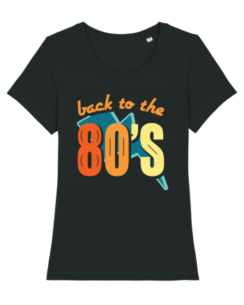 Back To The 80s Vintage Black