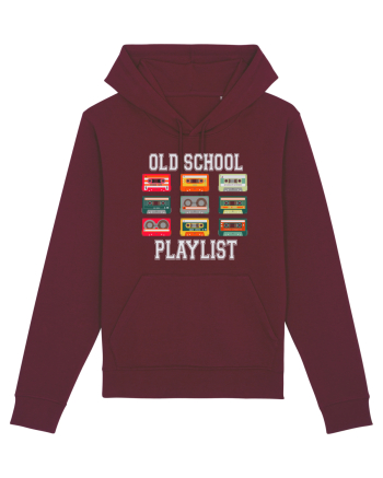 Cassette Tape Music Old School Playlist Burgundy