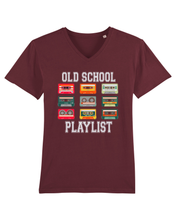 Cassette Tape Music Old School Playlist Burgundy