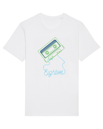 Eighties Cassette Tape 80s Retro White