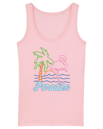 Flamingo Paradise Vintage 80s Cotton Pink