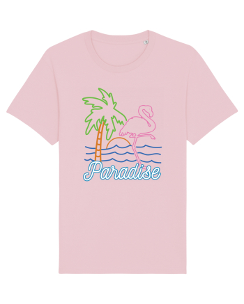 Flamingo Paradise Vintage 80s Cotton Pink