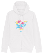 Hawaii 80s Retro Style Hanorac cu fermoar Unisex Connector