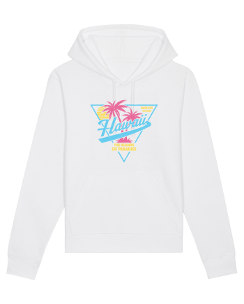 Hawaii 80s Retro Style White