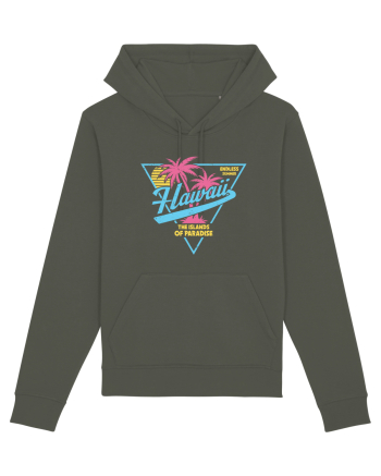 Hawaii 80s Retro Style Khaki
