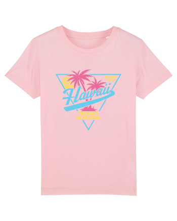 Hawaii 80s Retro Style Cotton Pink