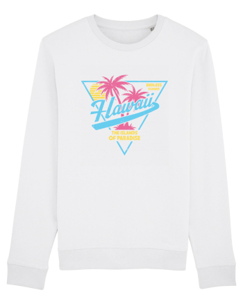 Hawaii 80s Retro Style White