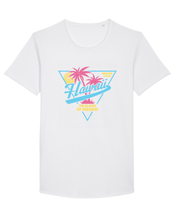 Hawaii 80s Retro Style White
