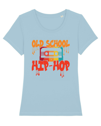 Hip Hop 80s 90s Graffiti Cassette Retro Sky Blue