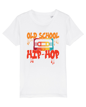 Hip Hop 80s 90s Graffiti Cassette Retro White