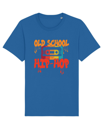 Hip Hop 80s 90s Graffiti Cassette Retro Royal Blue