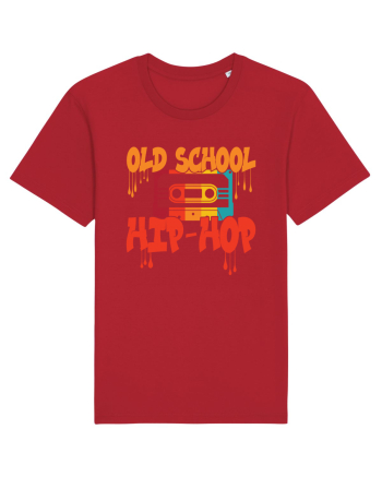 Hip Hop 80s 90s Graffiti Cassette Retro Red
