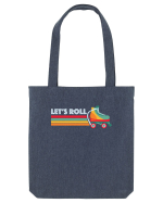 Let's Roll Skating Skater Vintage 70s 80s Sacoșă textilă